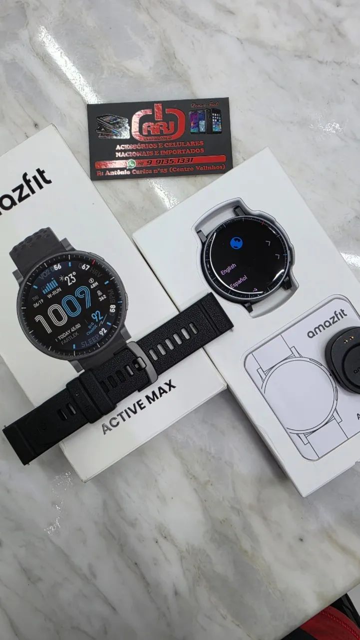 Amazfit Active Max Tela AMOLED até 25 de bateria - Foto 5