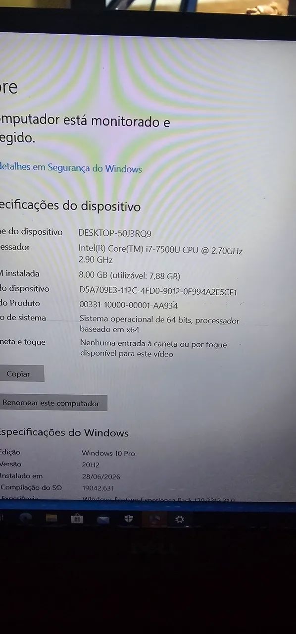 Notebook Dell Inspirion I7 7 th - Foto 3