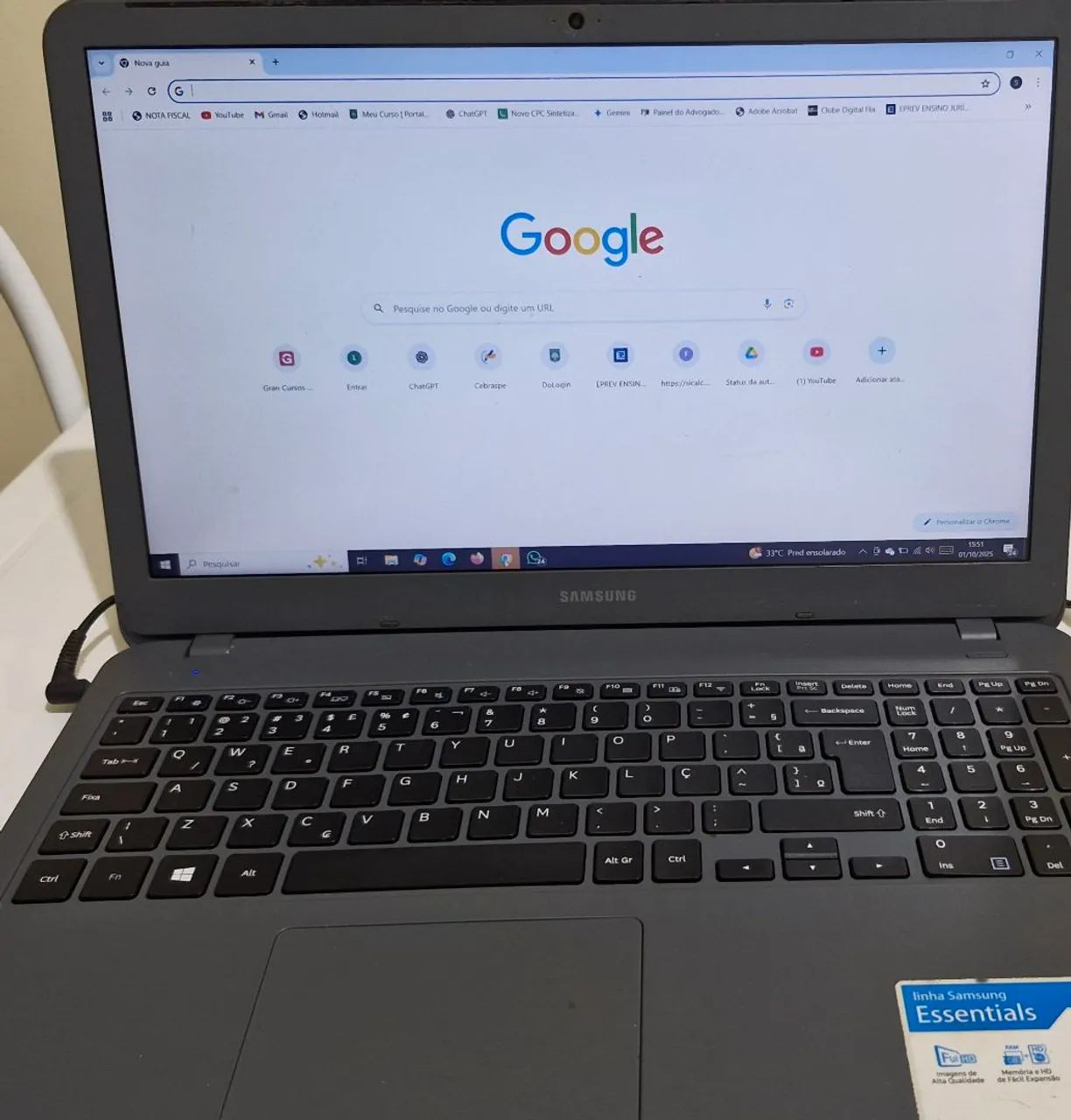 Notebook Samsung 