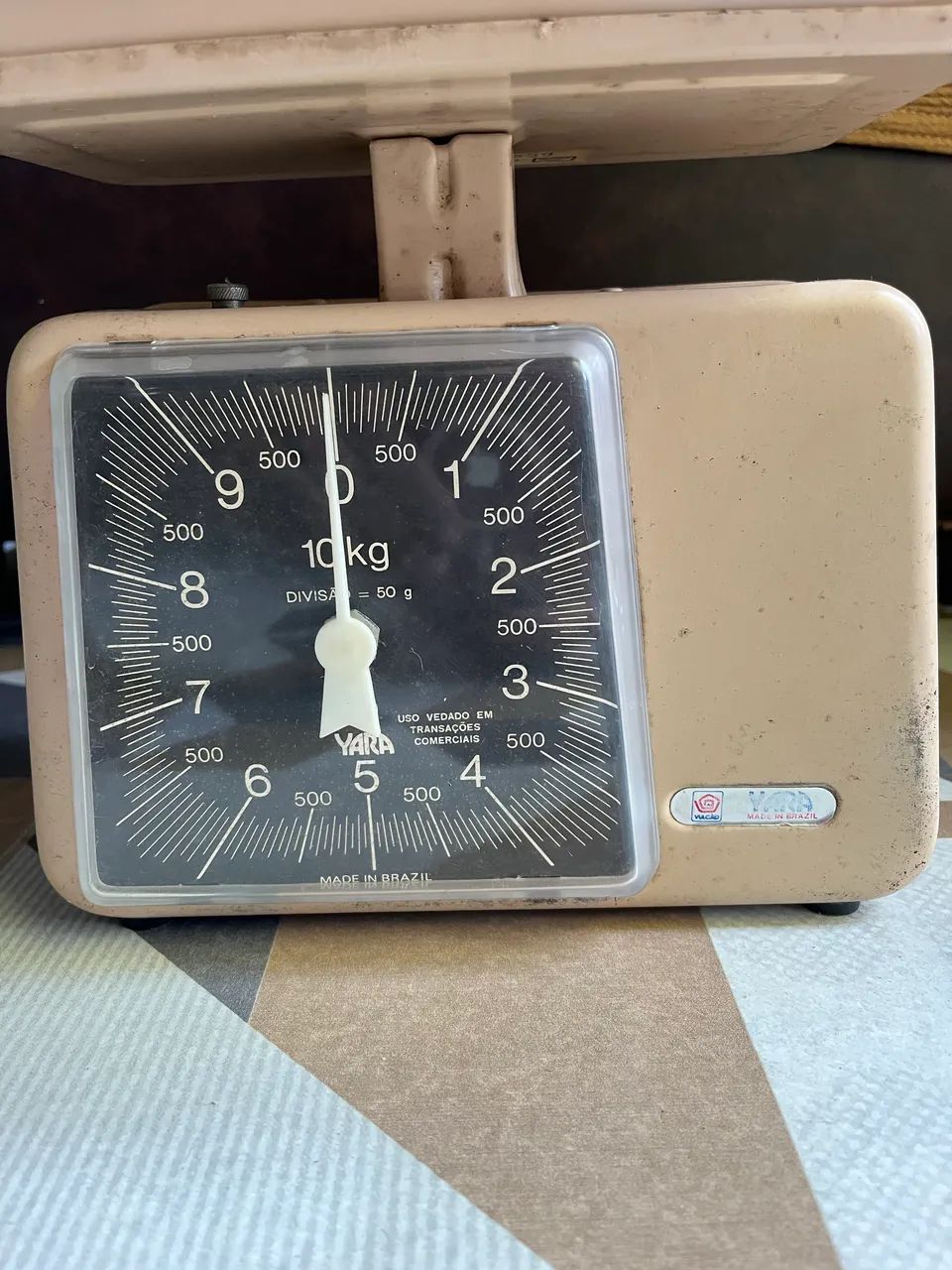 Balança Yara analógica 10 kg antiga - Foto 4