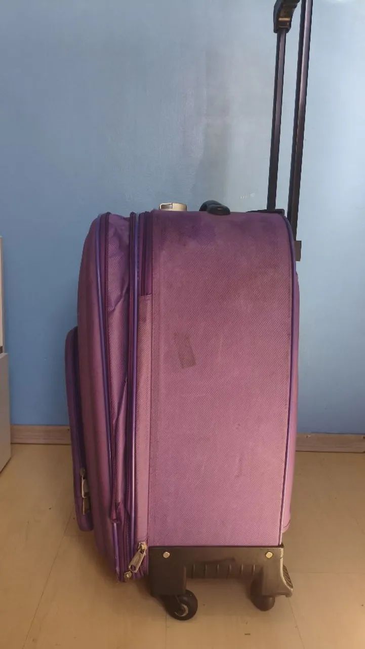 Mala viagem Santino 23kg trava com chave - Foto 4
