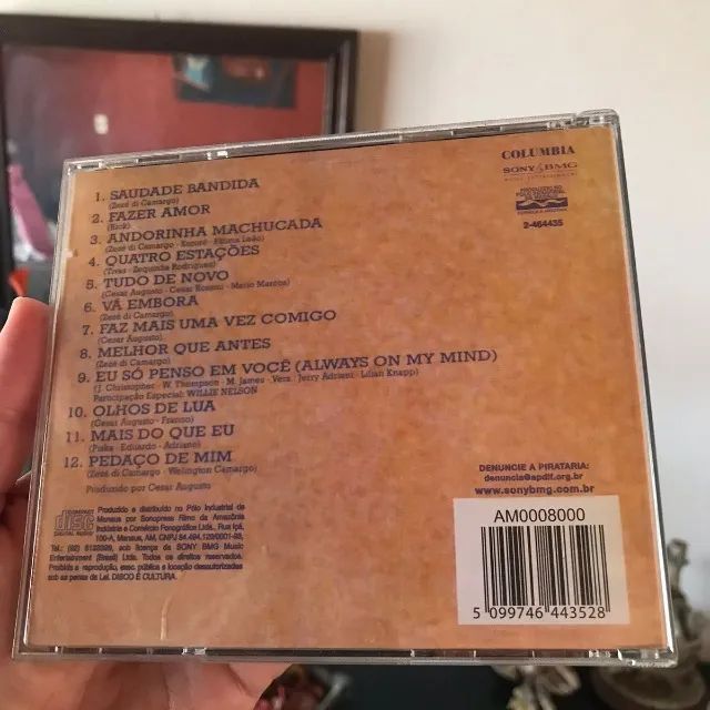 Cd Zezé di Camargo e Cuciano de 1993 - original - Foto 4