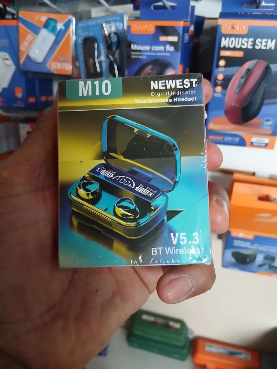 FONE BLUETOOTH RECARREGÁVEL 
