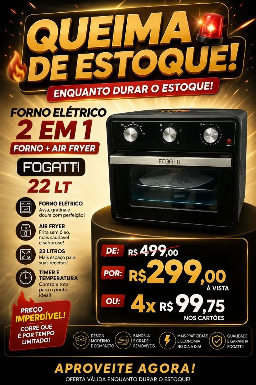 Fornos na promoção queima de estoque  - Foto 3