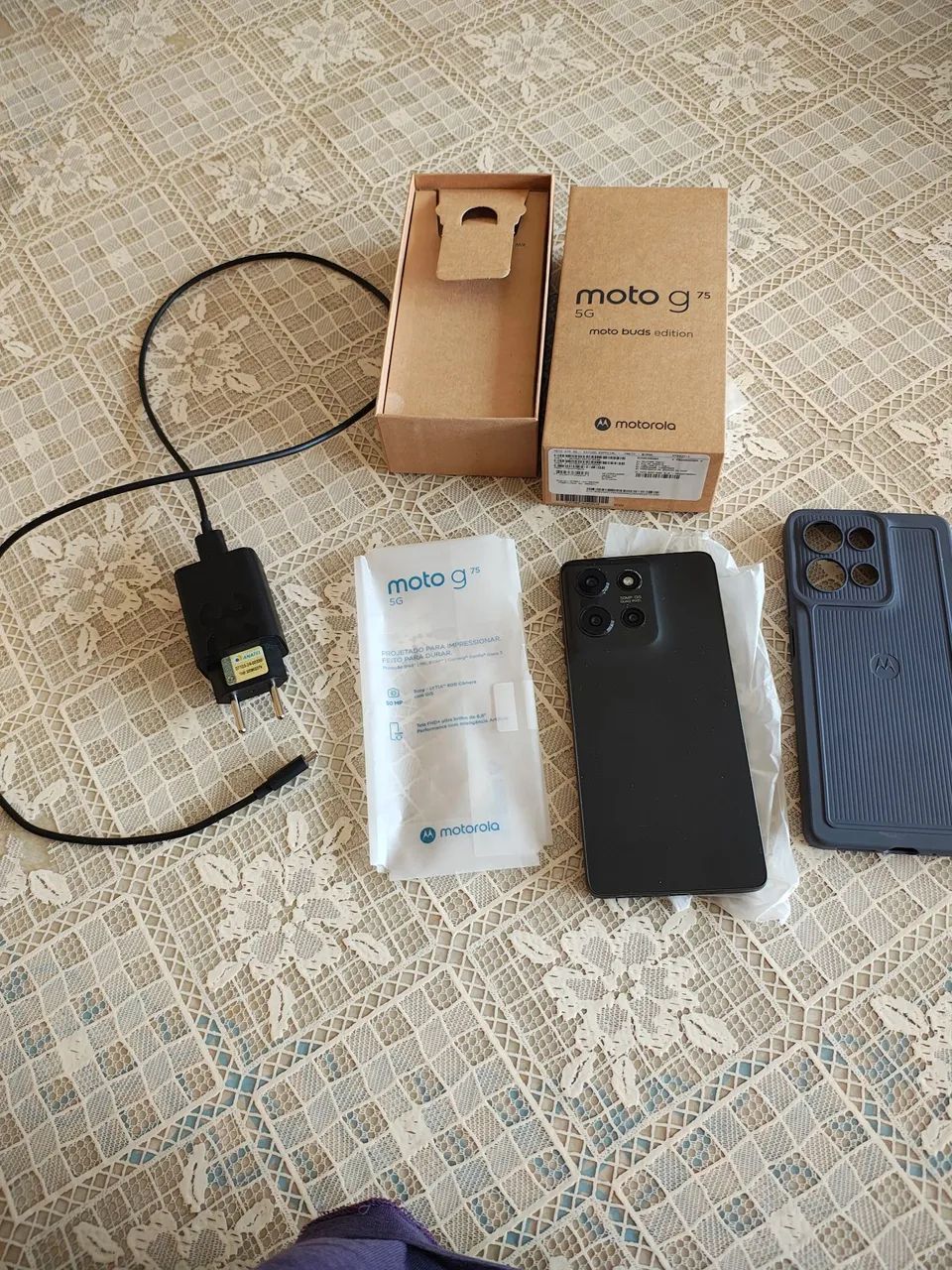 Motorola g75 lindo  na garantia c/ capa Motorola oficial - Foto 3