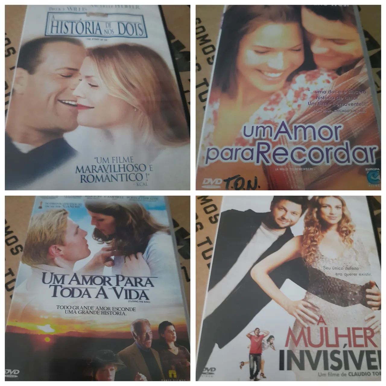 Lote DVDs Romântico 3