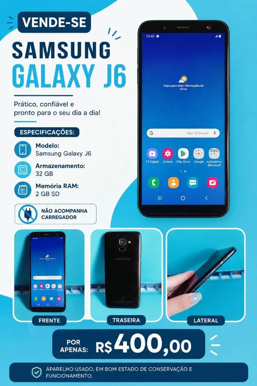 Galaxy J6 recondicionado