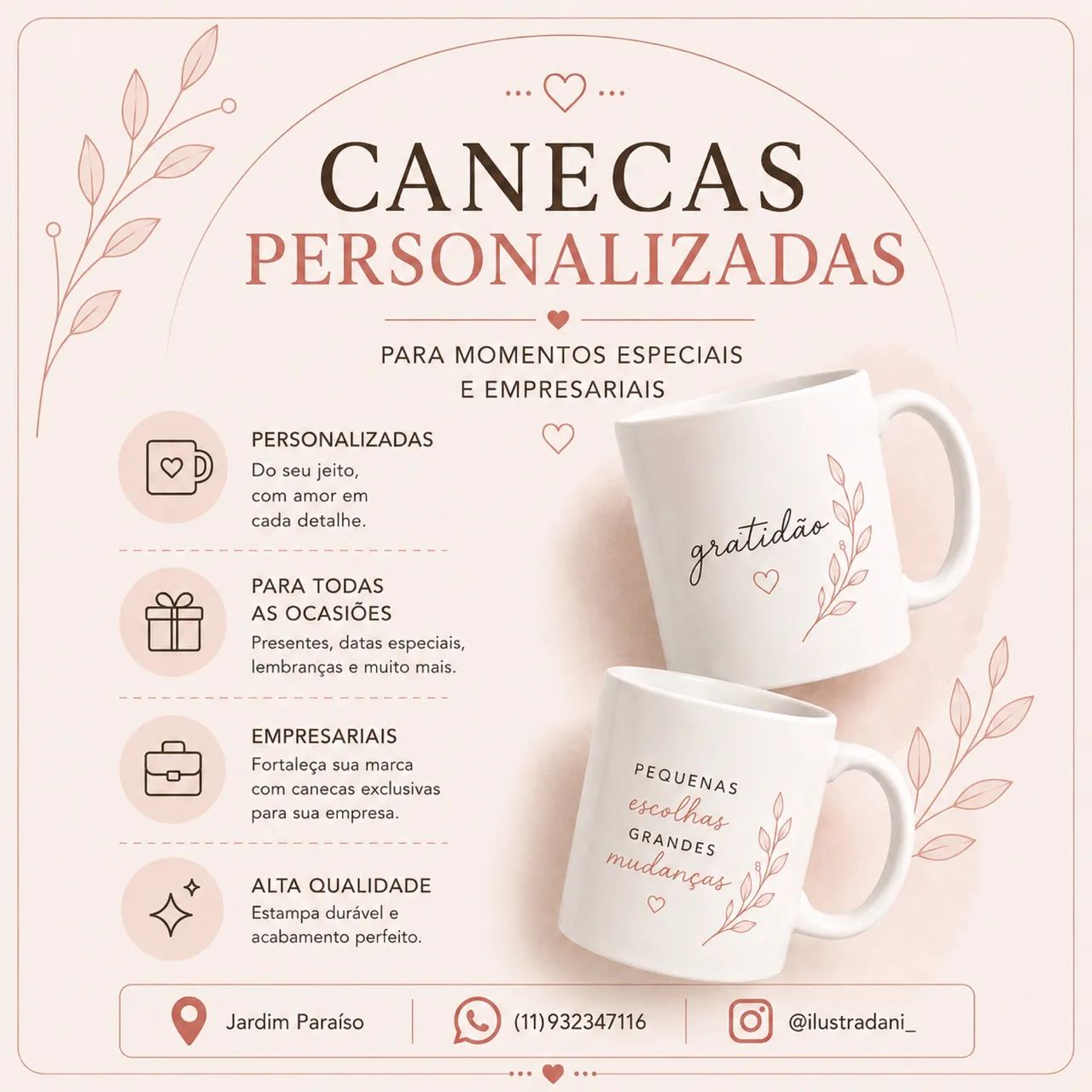 Canecas personalizadas 