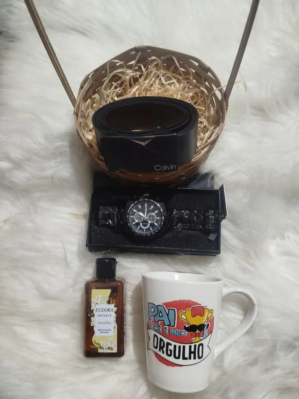 Kit completo Dia dos Pais , Presente para dia dos pais - cinto ,Relógio, sabonete e caneca - Foto 3