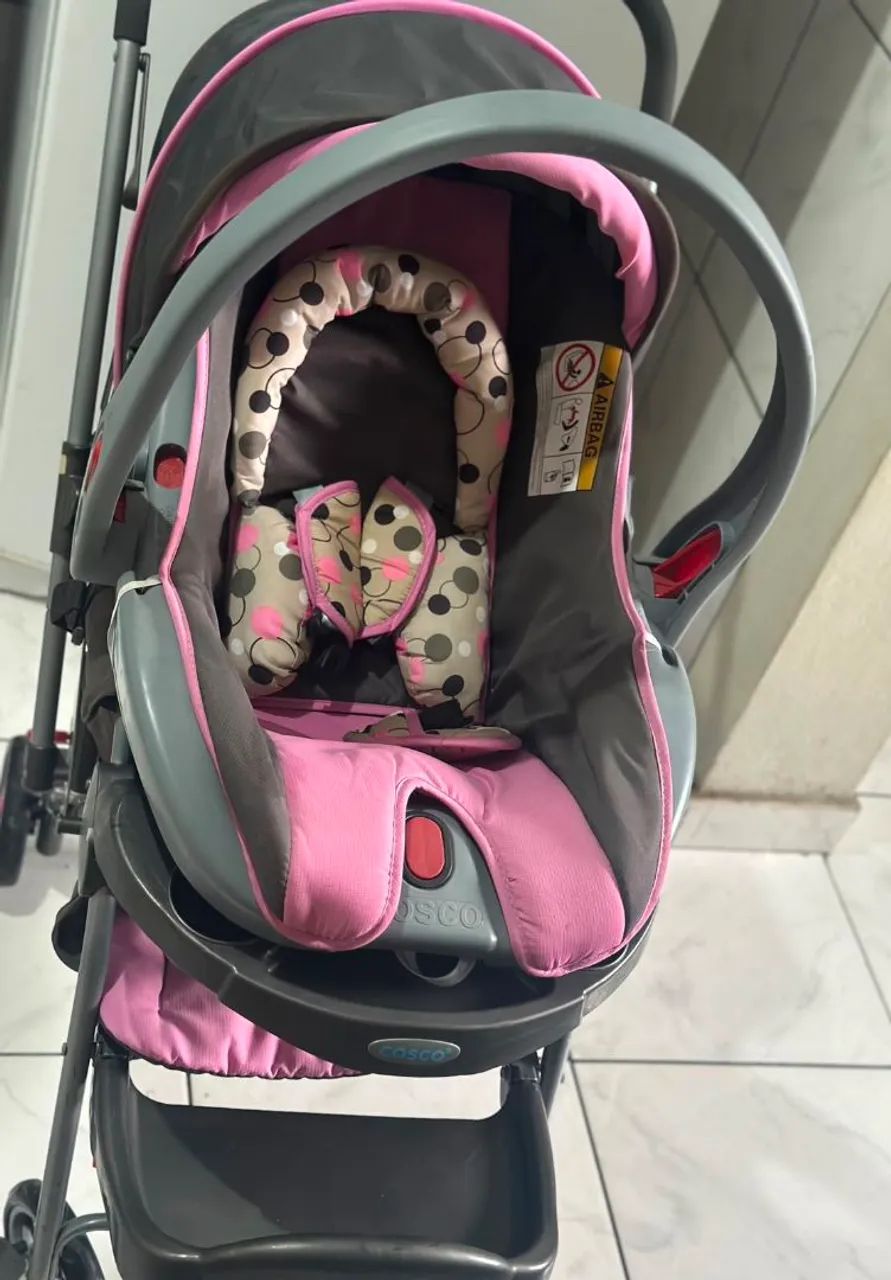 Carrinho com bebê conforto  - Foto 2