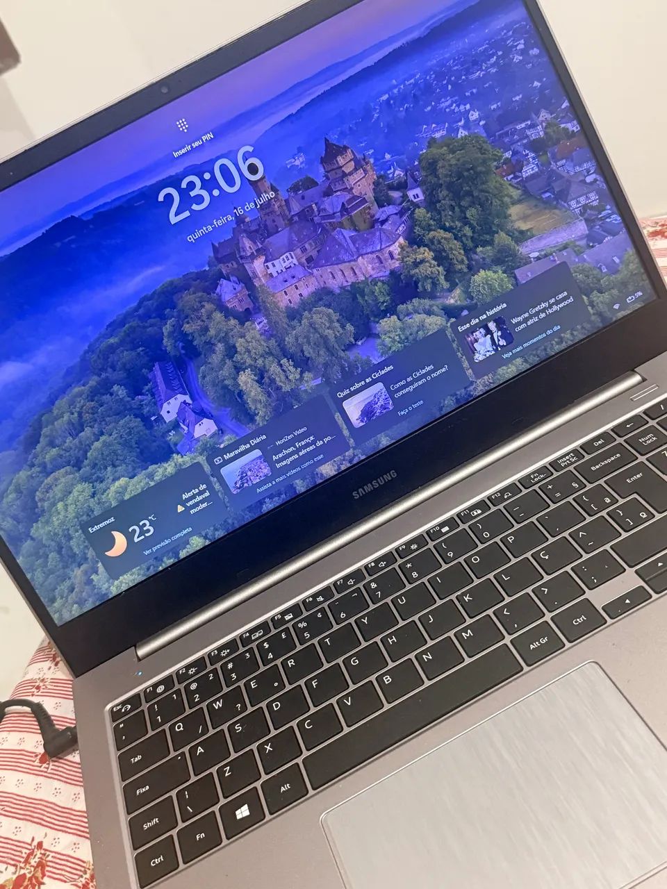 Venda de notebook.