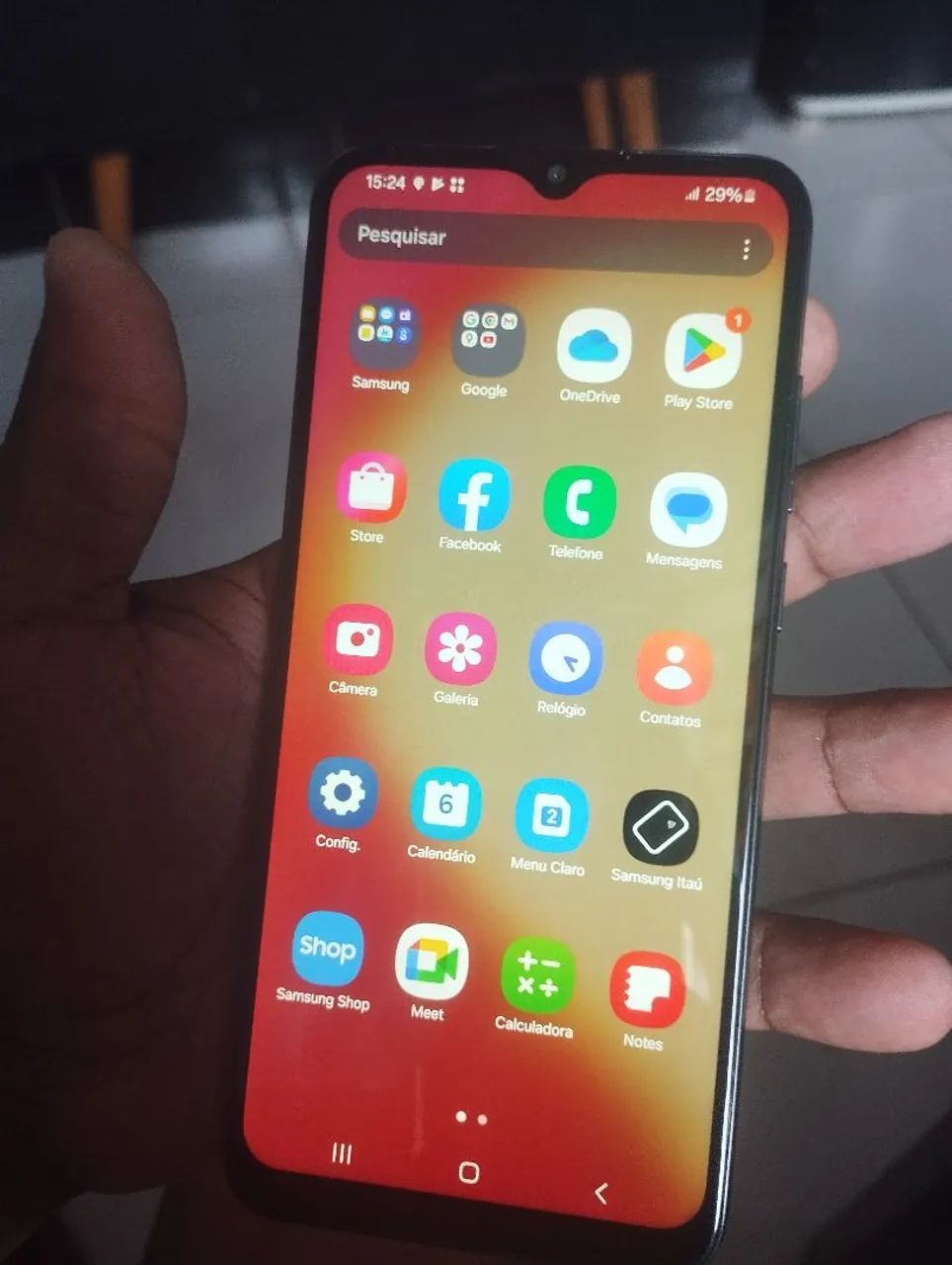 Celular Samsung A04E pra vender HJ 