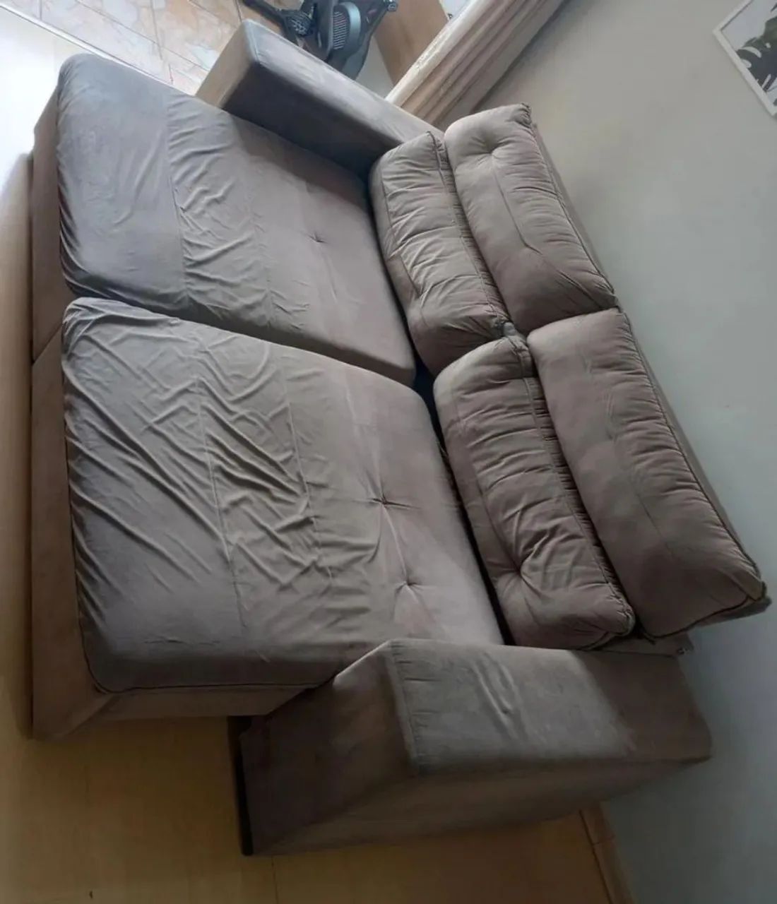 Sofá-Cama Retrátil Komfort House Usado - Foto 2