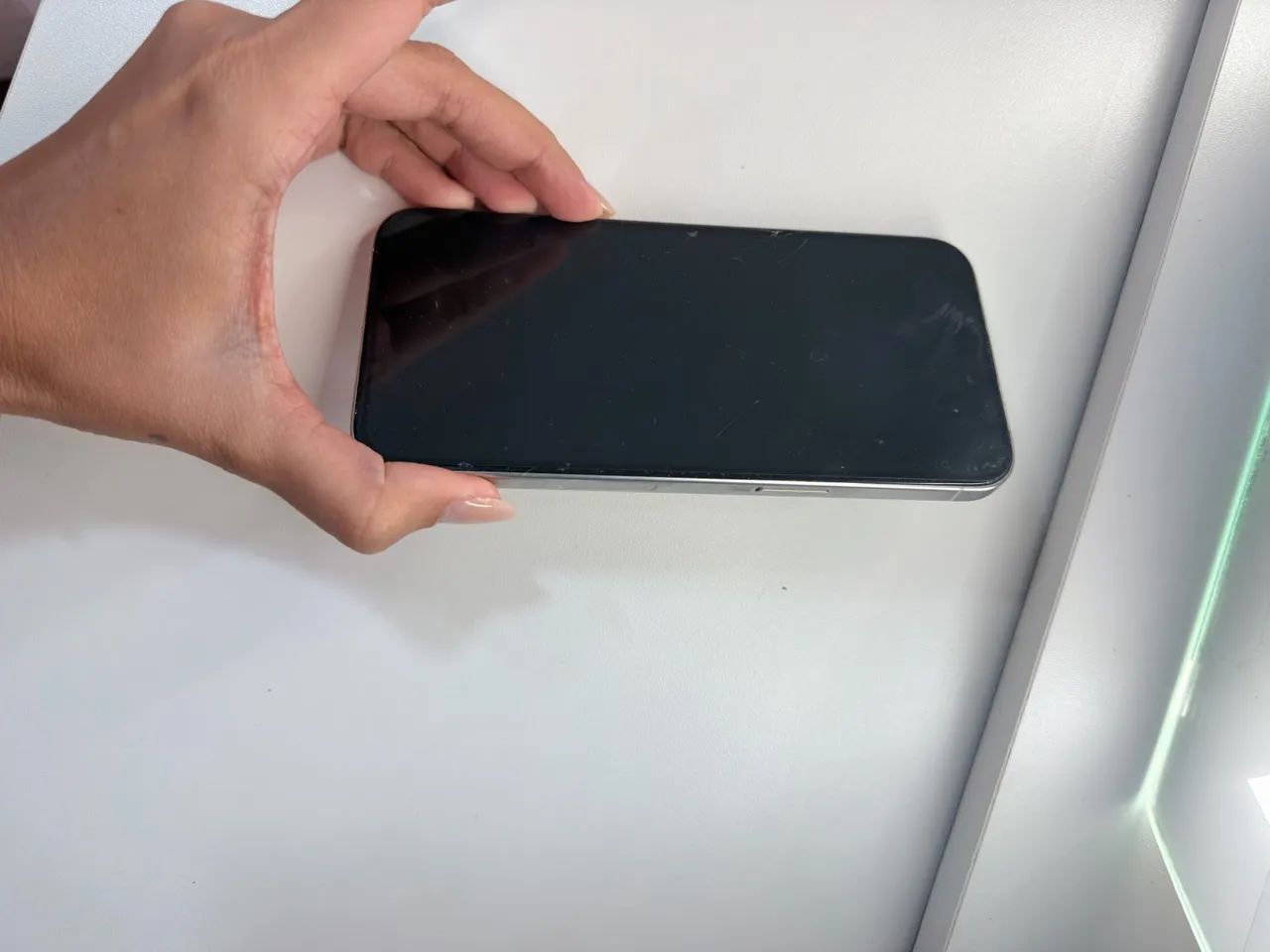 Iphone 15 Pro Max Branco 256gb - Foto 4