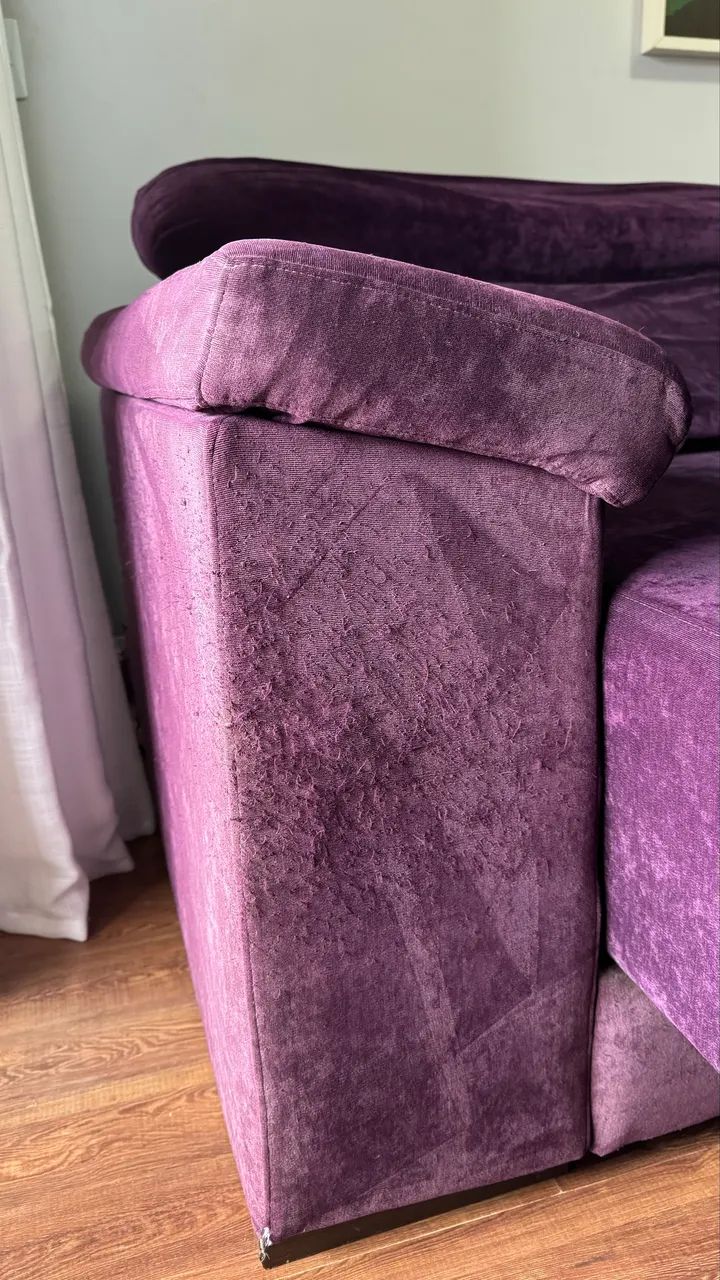 Sofá roxo grande  - Foto 3
