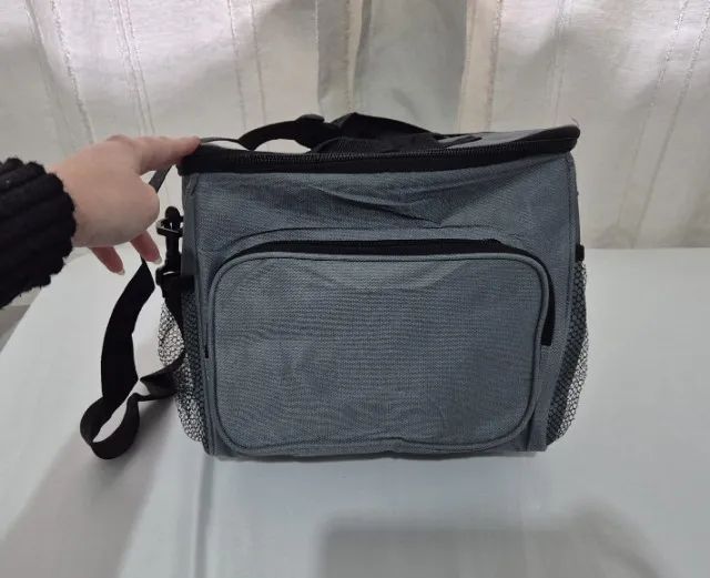Bolsa térmica cinza nova - Foto 3