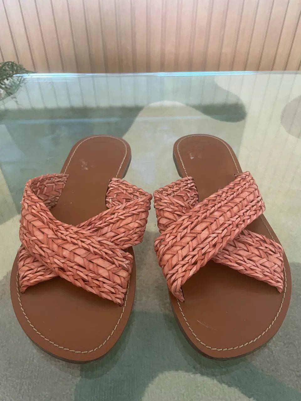 Rasteira Arezzo Laranja