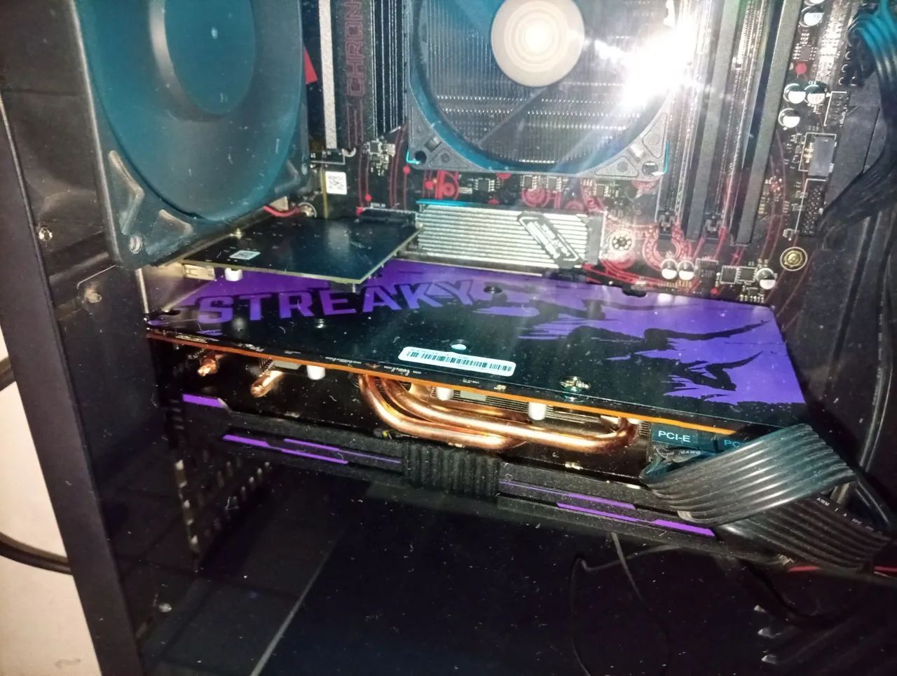 Placa de vídeo Rx 5700xt 8gb DDR6 - Foto 3