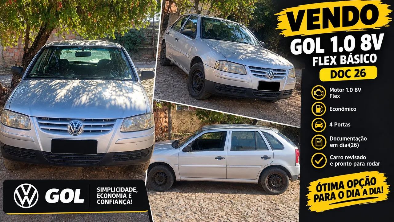 Volkswagen Gol GOL CITY (TREND) 1.0 MI TOTAL FLEX 8V 2P 2007