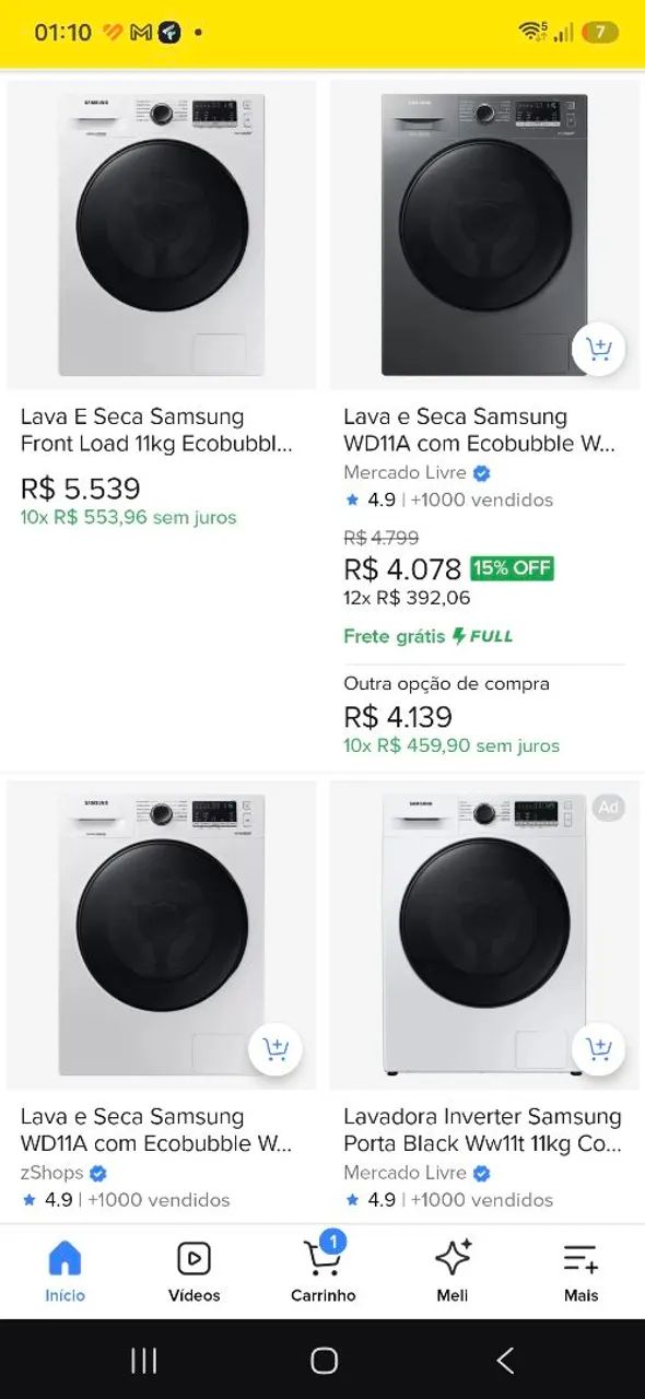 Lava e seca samsung ecobubble  - Foto 2