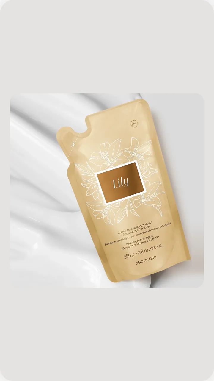 Refil Lily creme acetinado 250g