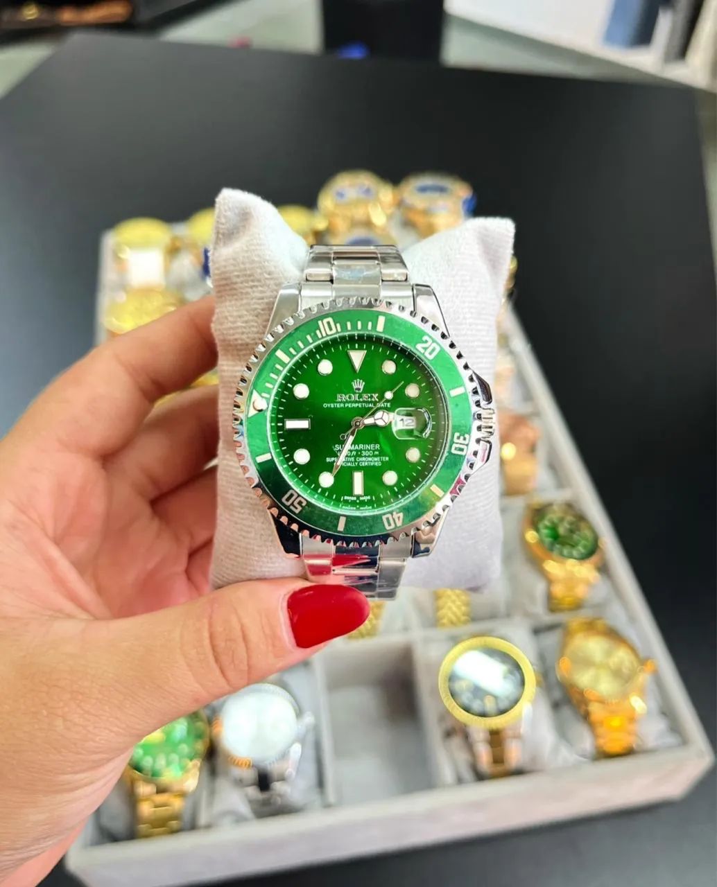 Relógio Submariner Prata - Foto 4