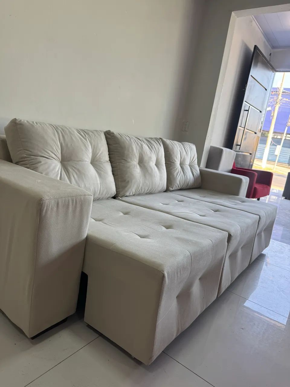 Sofá retrátil modelo 3 Lugares 