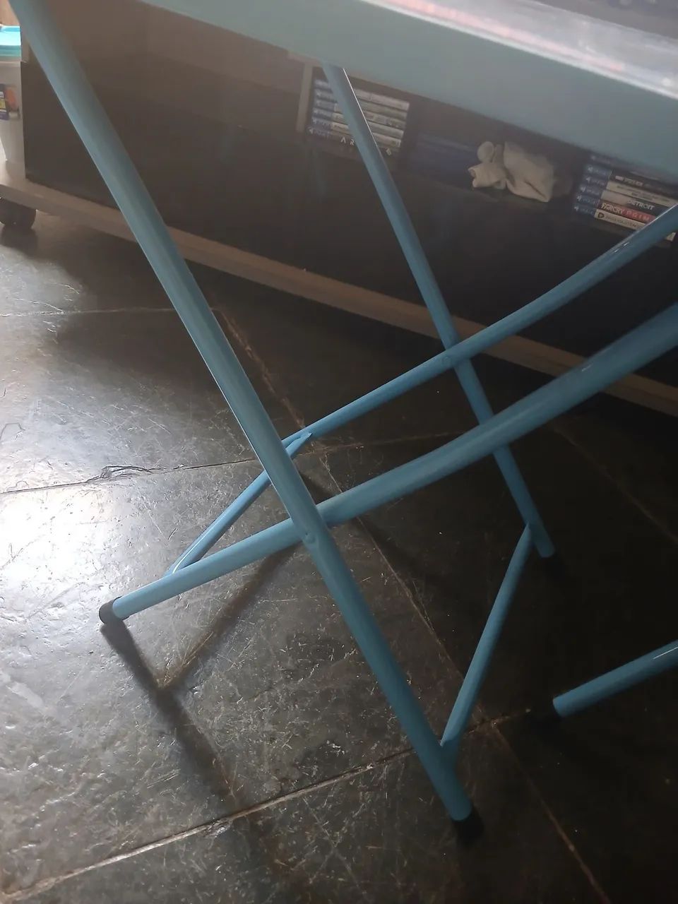 Mesa e.cadeira infantil Azul - Foto 4