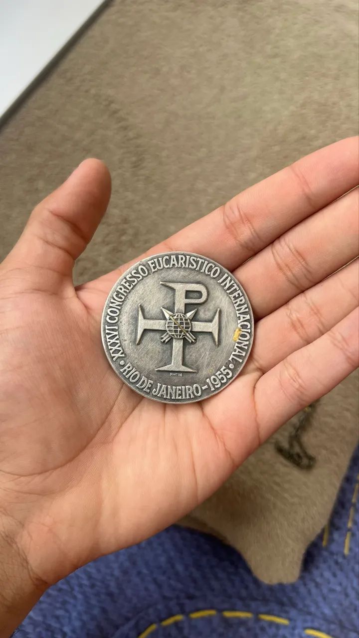 Medalha de Colecionismo comemorativa do Papa Pio XII