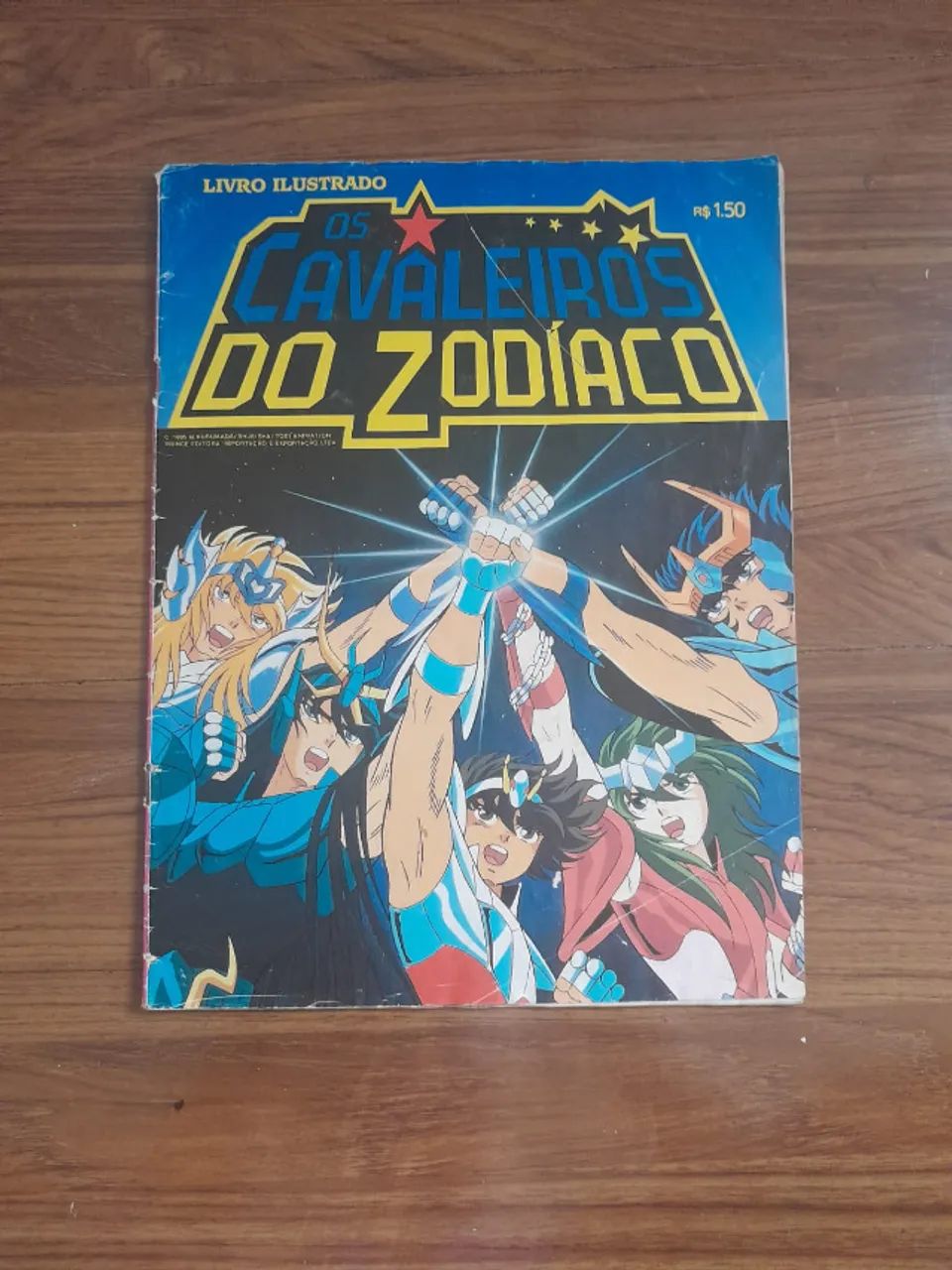 Álbum de Figurinhas Cavaleiros do Zodíaco 1995 - Hobbies e