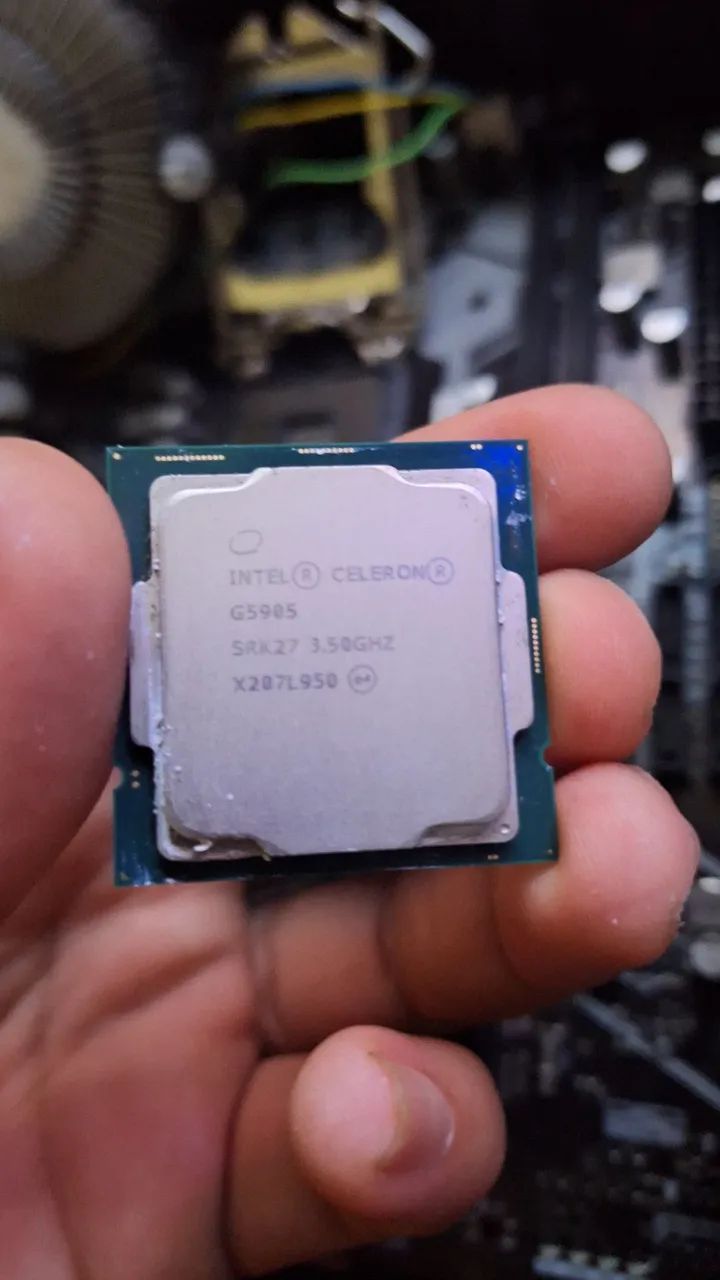 KIT PC LGA1200 - Celeron G5905 3.50GHz + Placa-Mãe + Cooler - Foto 2