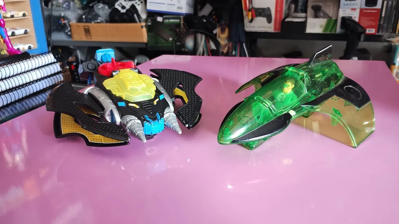 Batman Imaginext e nave lanterna mais nave - Foto 2