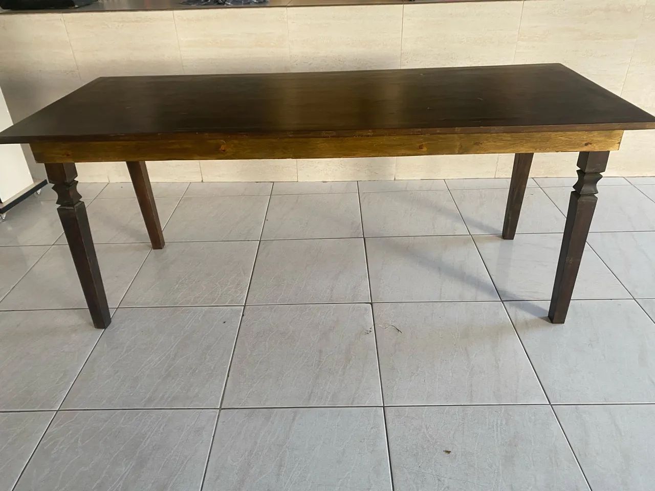 Conjunto de mesa rústica + aparador 
