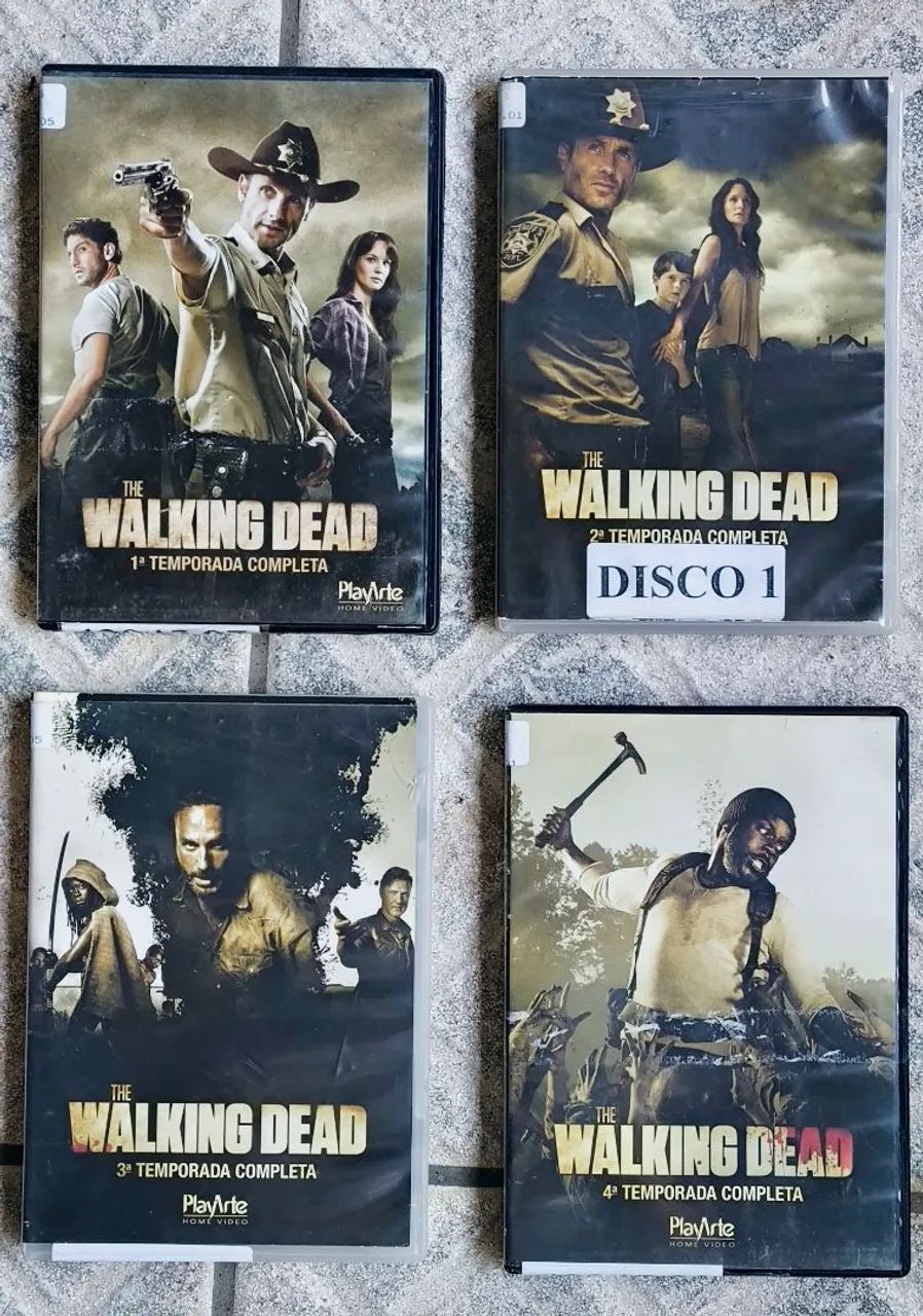 The Walking Dead 1,2,3 e 4 Temporadas 