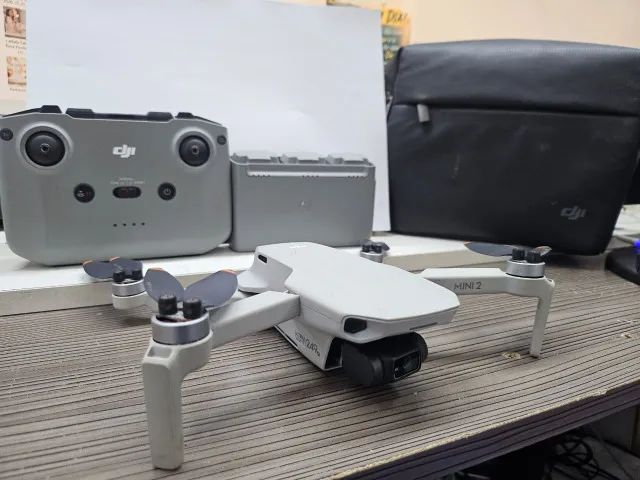 Drone DJI Mini 2 Completo, Completo com 3 Baterias