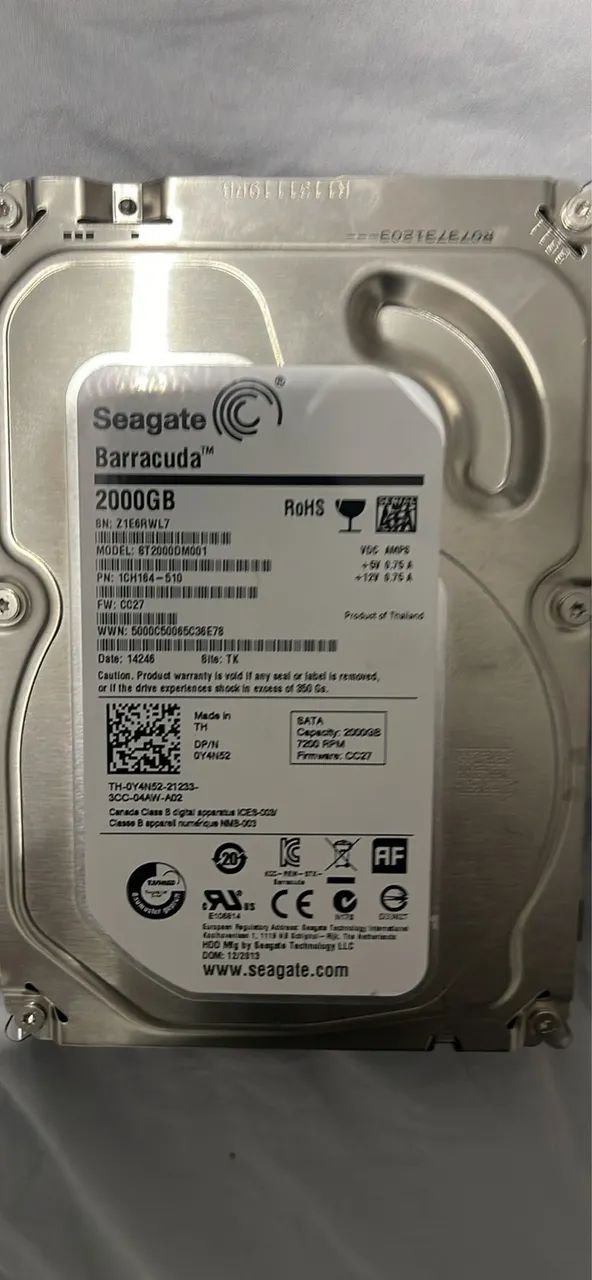Hd seagate 2 tb 