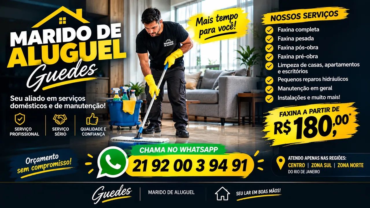 Faxina e Limpeza pesada