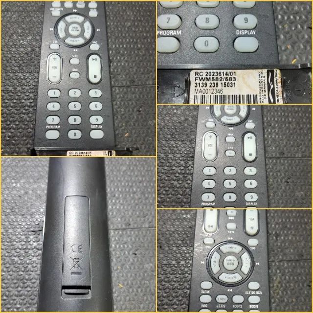 Controle Som Philips 30 Mini Hi-fi System Fwm452 Fwm452x/78 (USADO)