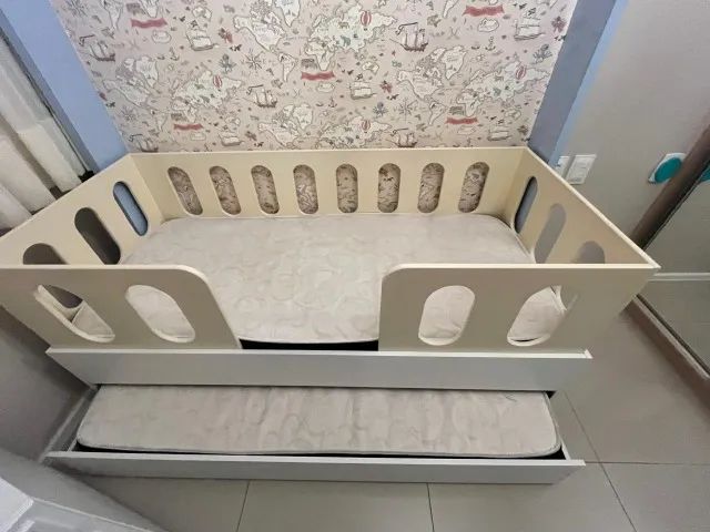 bicama infantil com dois colchões - Foto 2