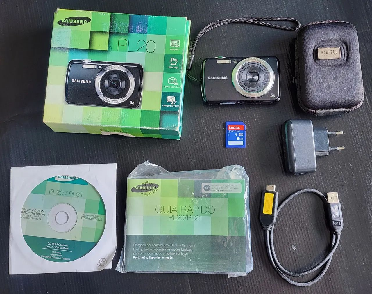 Câmera Samsung PL20 14.2MP Completa na Caixa - Foto 4