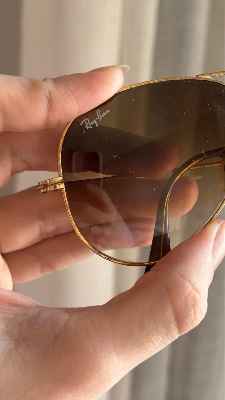 Óculos Rayban original, modelo aviador  - Foto 4