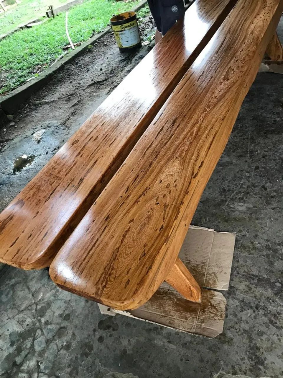 MESA DE MADEIRA BRUTA  - Foto 4
