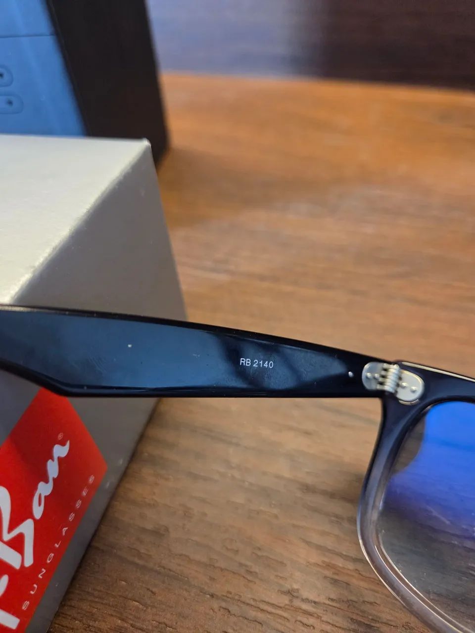 Óculos de Sol Rayban Wayfarer Custom Lab original - Foto 4