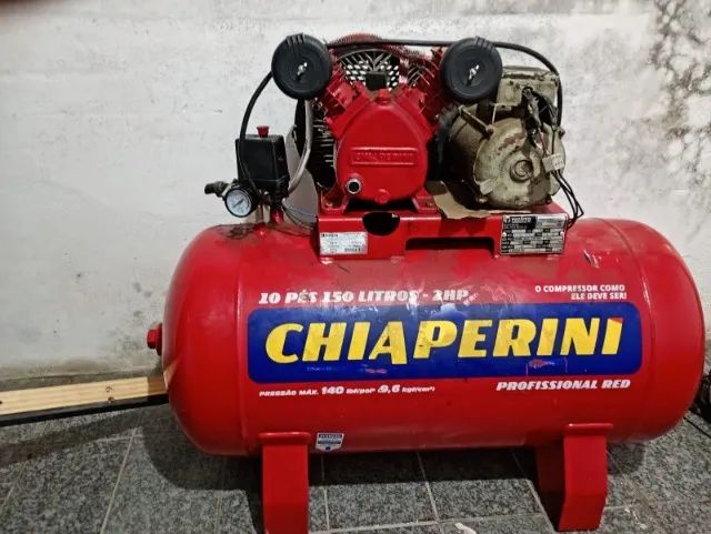 compressor e escada extensiva