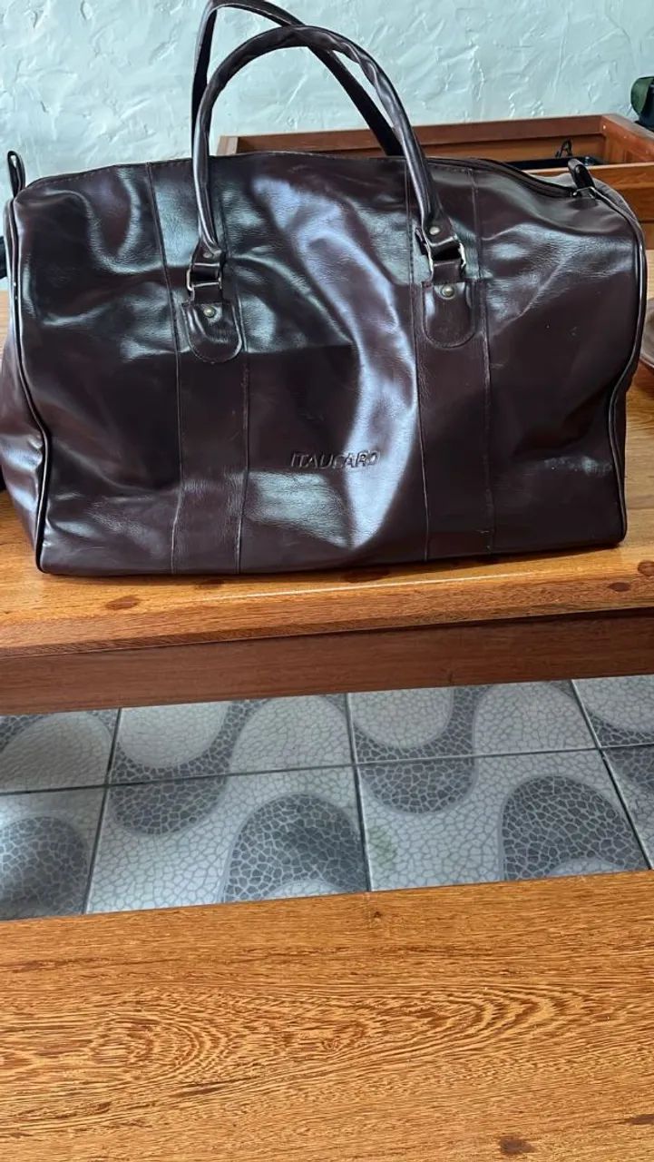 Mala e bolsa couro  - Foto 3