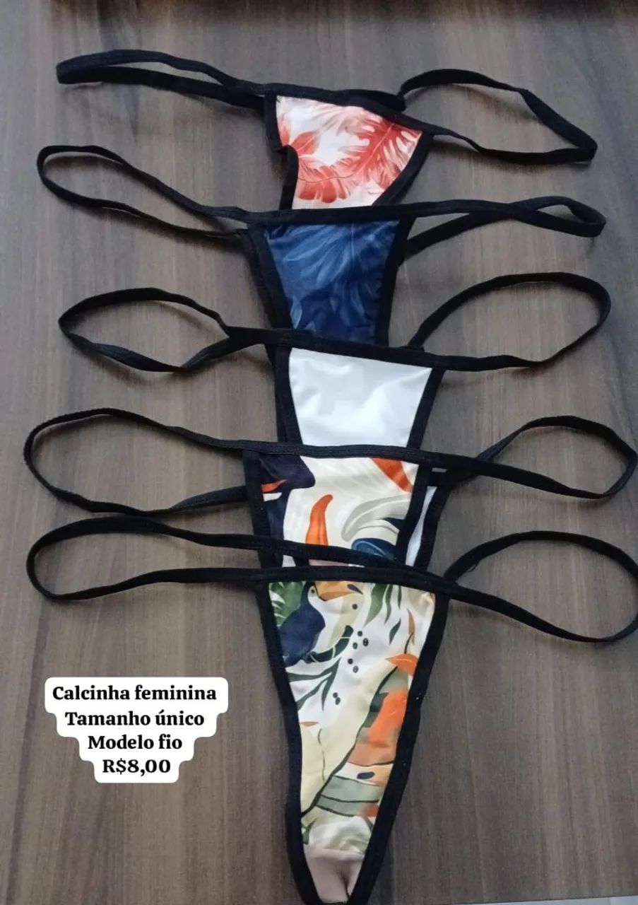 Calcinha modelo fio dental 