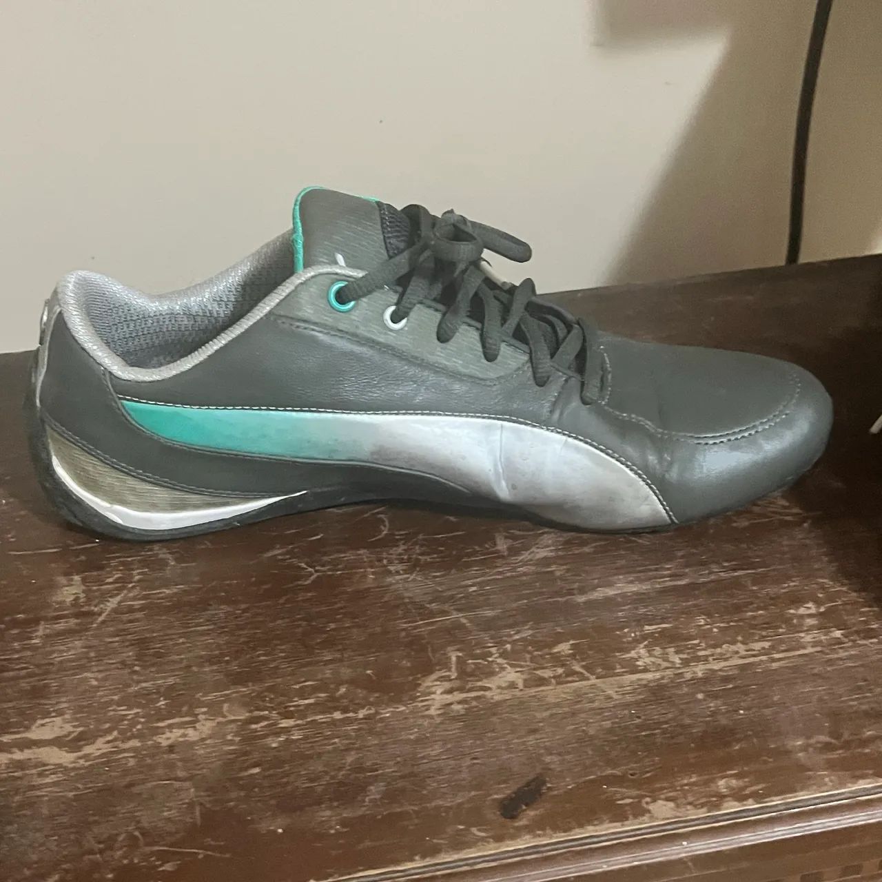 Tênis puma série F1 Mercedes cinza escuro - Foto 2