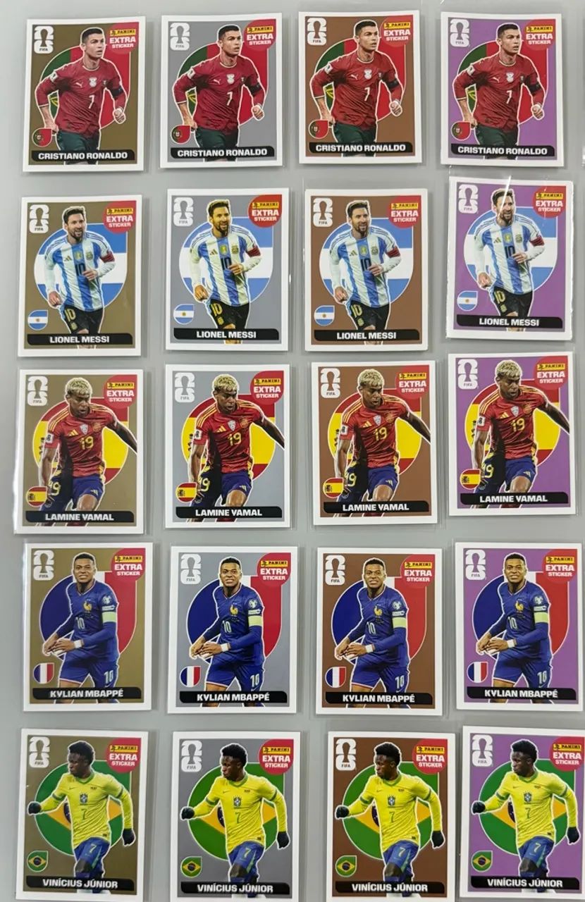Kit 80 legends Copa do mundo 2026 - Foto 2