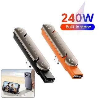 Cabo e Adaptador De Suporte Tipo C 240W - Foto 4
