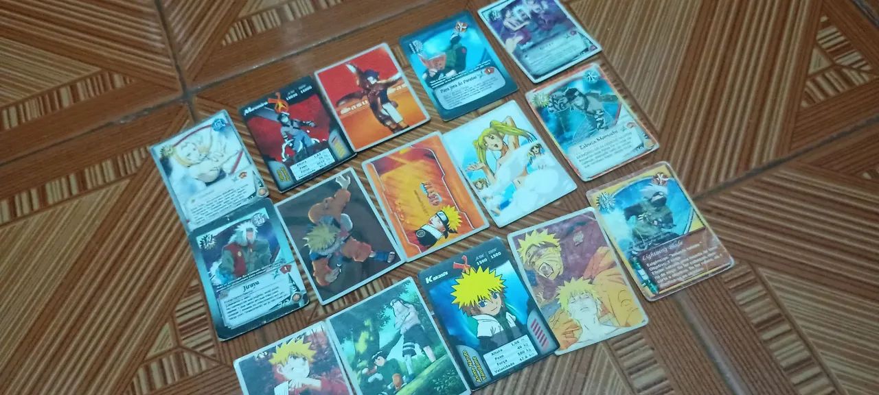 15 cards anos 2000 NARUTO
